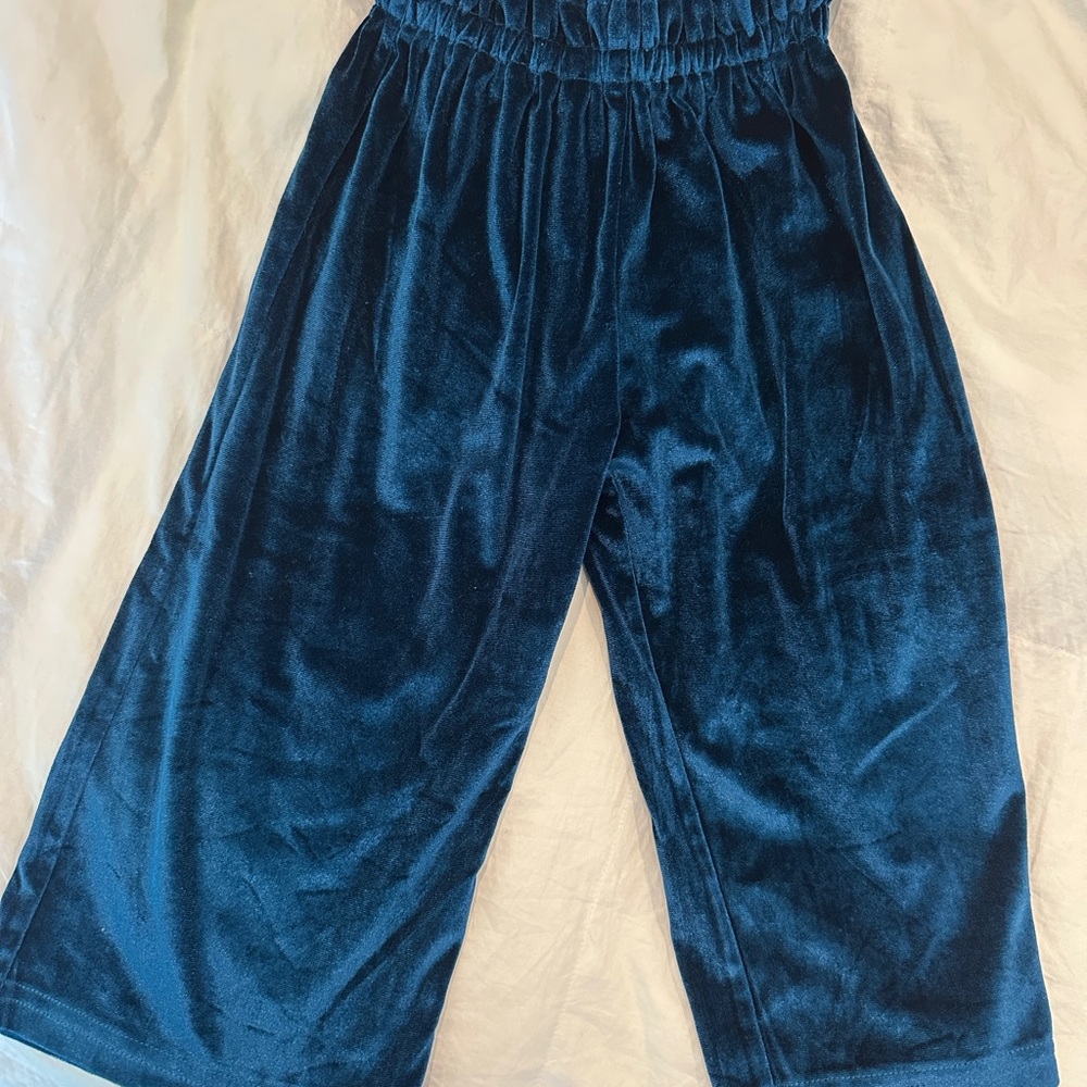 Pink Chicken Velvet Pants - Size 4Y